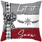 45Cm Christmas Cushion Cover Pillowcase 2024 Christmas Decorations for Home Ornament Xmas New Year Christmas Decor 2023 Noel