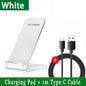 100W New Wireless Charger Stand Pad for Iphone 15 14 13 12 16 Pro Max XR 8 Samsung Xiaomi Induction Fast Charging Dock Station