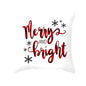 45Cm Christmas Cushion Cover Pillowcase 2024 Christmas Decorations for Home Ornament Xmas New Year Christmas Decor 2023 Noel